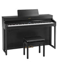 Roland HP702 Digital Piano Kit w/ Stand and Bench - Charcoal Black