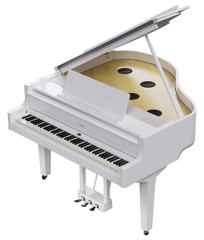 Roland GP-9 Digital Grand Piano Kit w/ Bench - Polished White