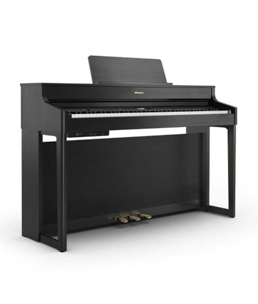Roland HP702 Digital Piano Kit w/ Stand and Bench - Charcoal Black