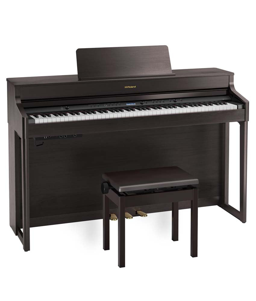 Roland HP702 Digital Piano Kit w/ Stand and Bench - Dark Rosewood