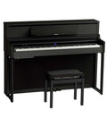 Roland LX-5 Digital Upright Piano w/ Bench and Stand - Charcoal Black
