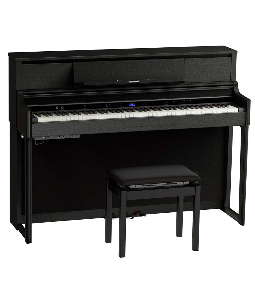 Roland LX-5 Digital Upright Piano w/ Bench and Stand - Charcoal Black