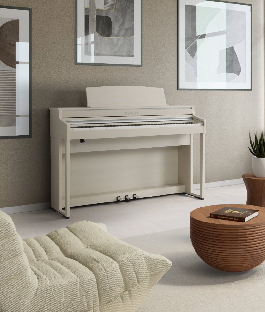 Kawai CA401 Digital Piano - White Maple